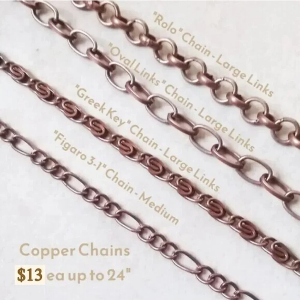Copper Chain Listing! Need a Copper or Bronze Chain for Your Pendant?